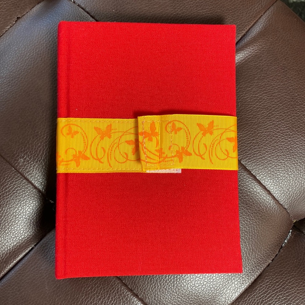 Red and Yellow Butterfly Journal Notebook